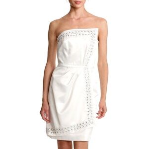 Eliza J Sleeveless White Dress